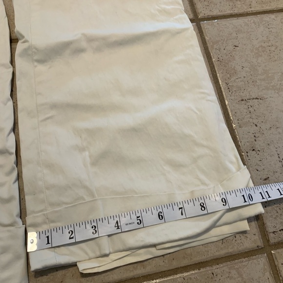 Banana Republic Wide Leg Linen Blend Pants Size 8 Stretch - Picture 3 of 10